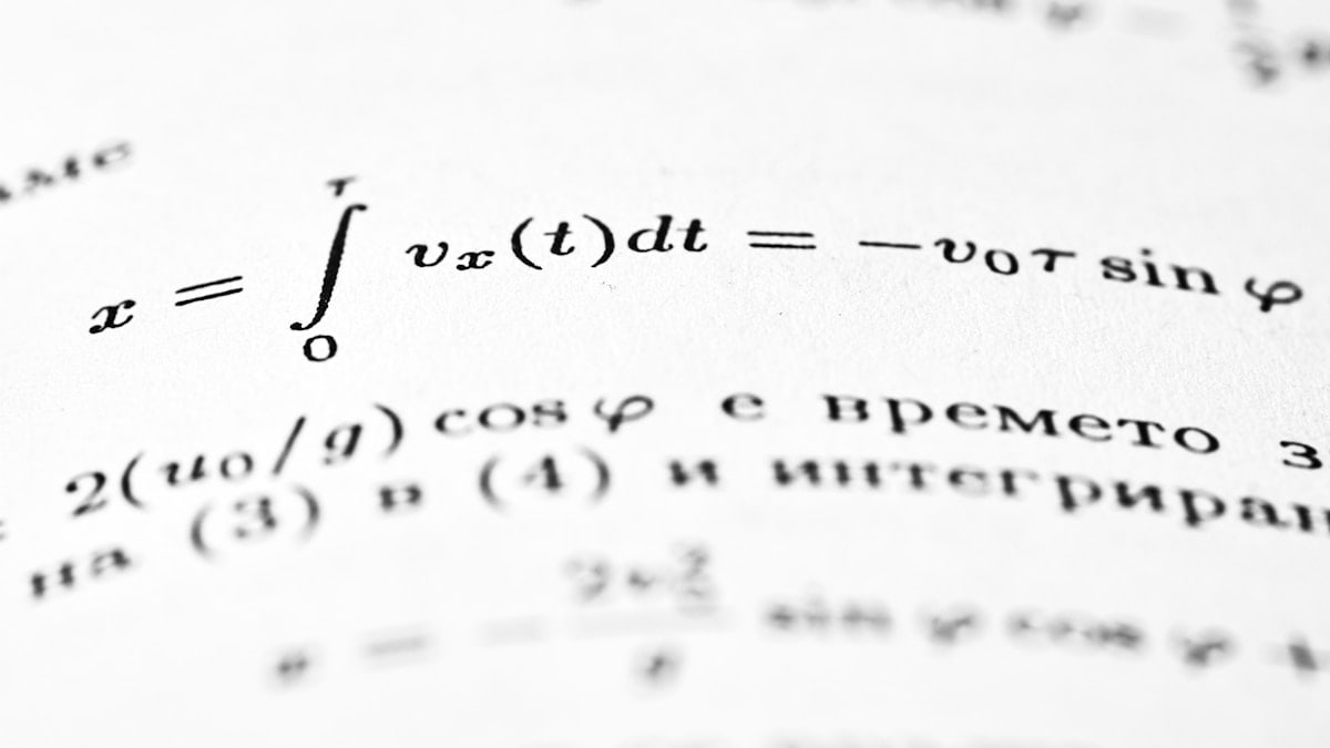 School science book close-up.
